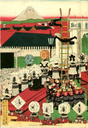 hashigo-nobori print